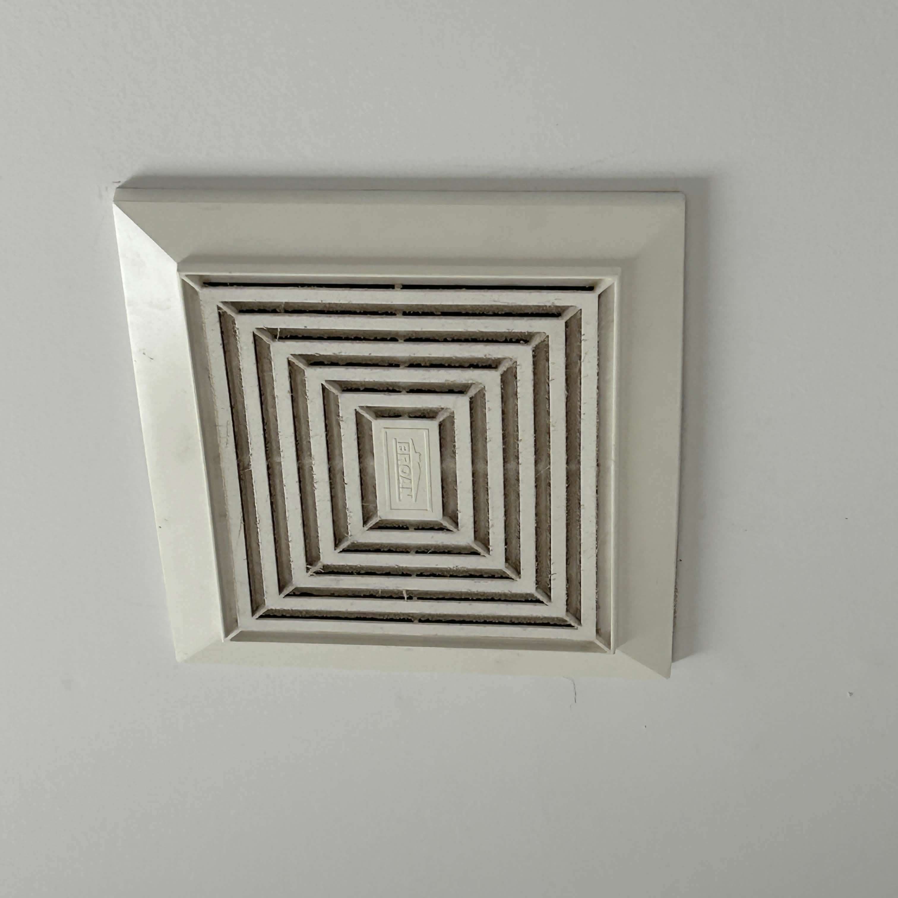 The sound of the exhaust fan