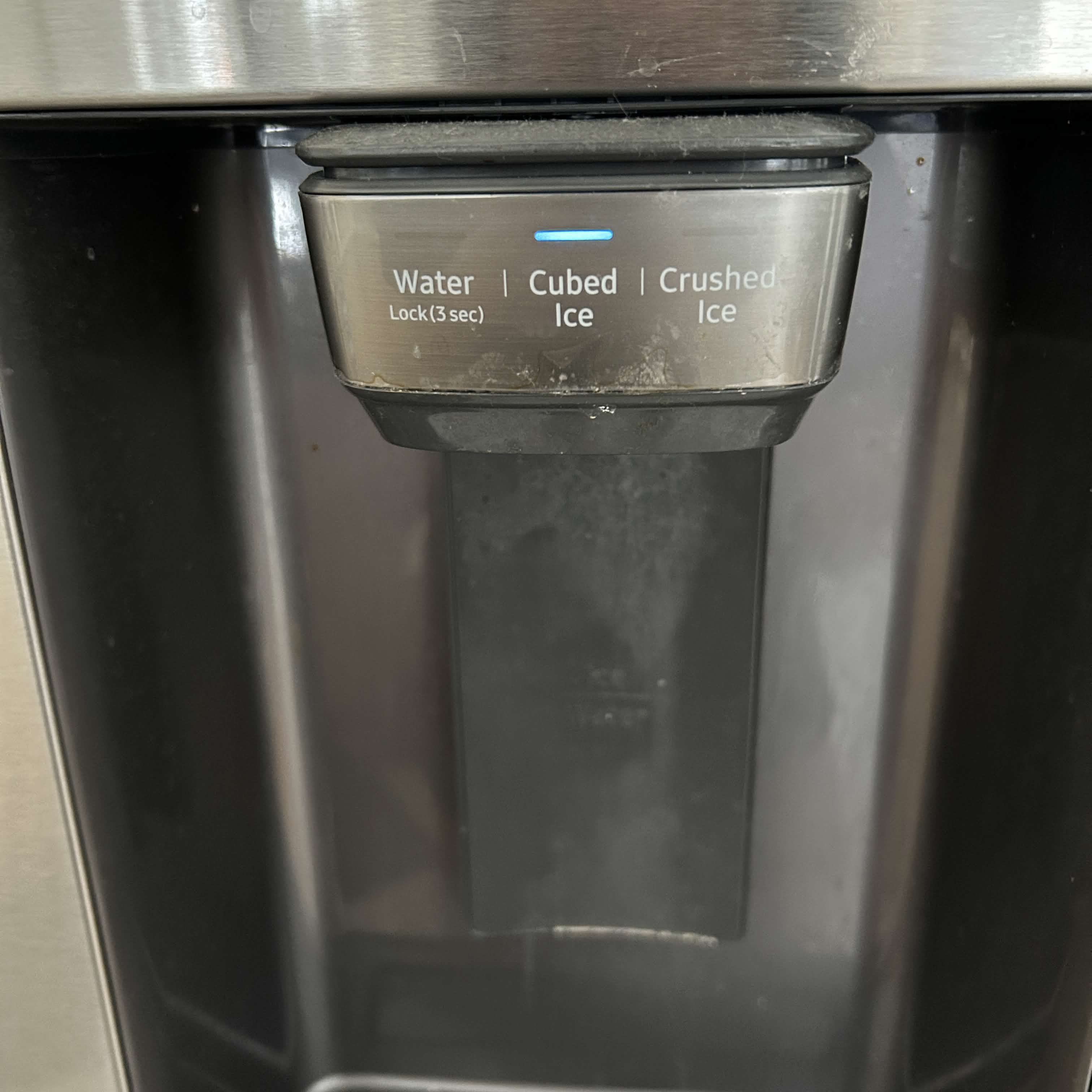 Getting ice from the ice machine