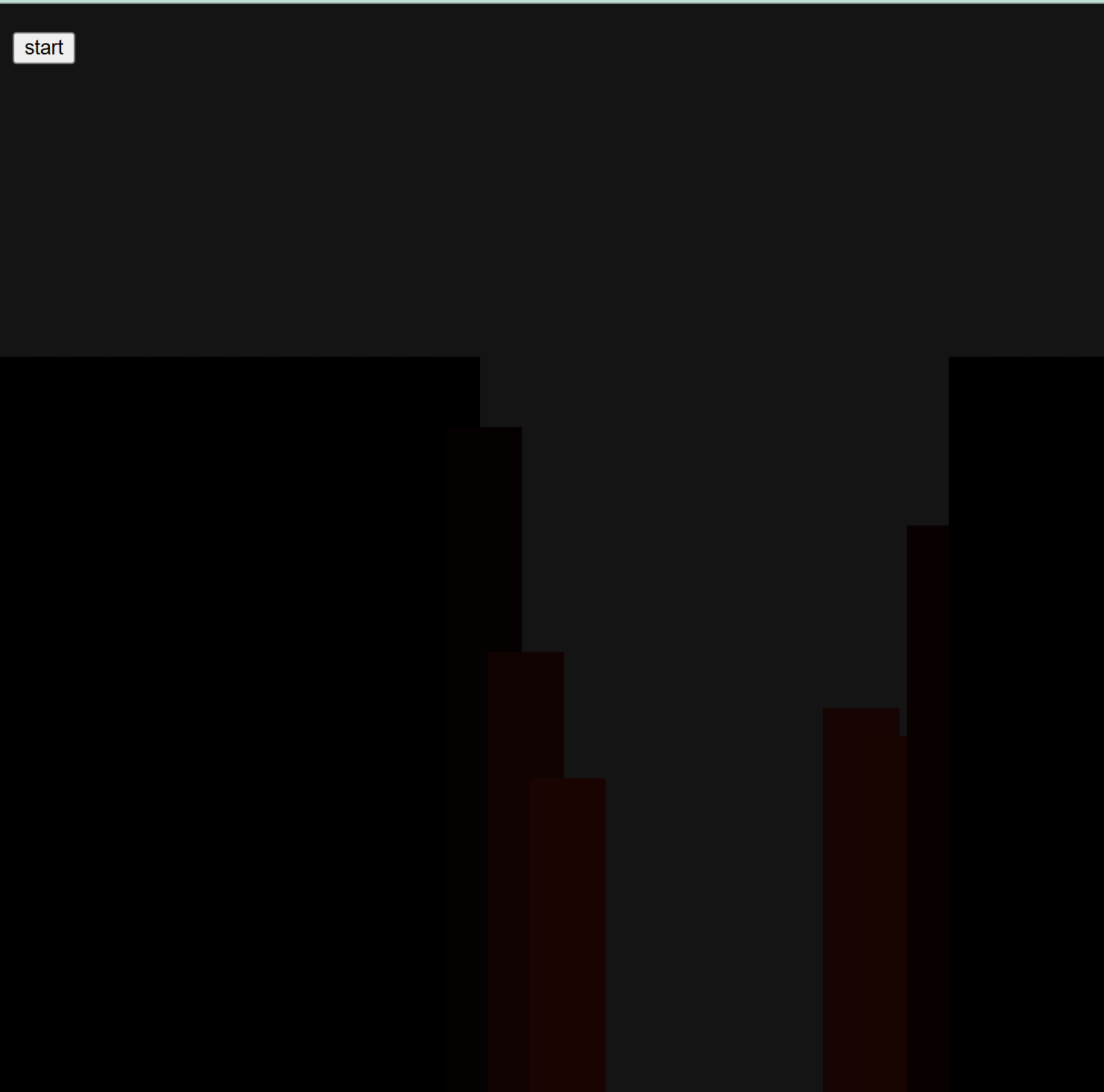 Changed to let h = map(spectrum[i], 64, 130, 109, height); <br> rect(x, height, spectrum.length / 20, +h);