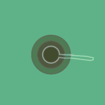 Linking amplitude and frequency data to multiple visual elements, including layered shapes and radial FFT patterns.