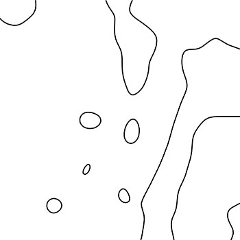 Fairy Lake contour lines