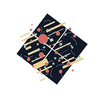 Dense marks at the center expressing strong response to one meal.