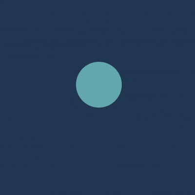 Circle moves in the arrow pressed.